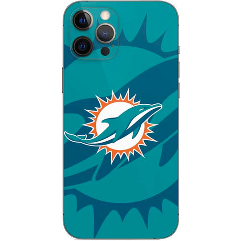 NFL Miami Dolphins Double Vision iPhone 12 Pro Max Skin